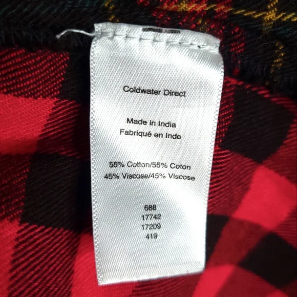 Coldwater Creek EUC PM Into the Mix Plaid Button-Down Tunic - Picture 10 of 12